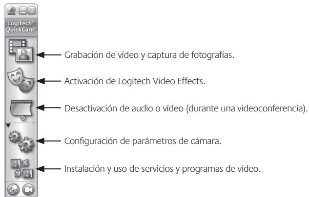 LOGITECH QuickCam Pro for Notebooks - Funciones del software QuickCam - 1