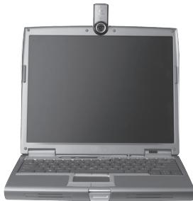 LOGITECH QuickCam Pro for Notebooks - Posizione a-camera, o microfone e os alto-falantes - 1