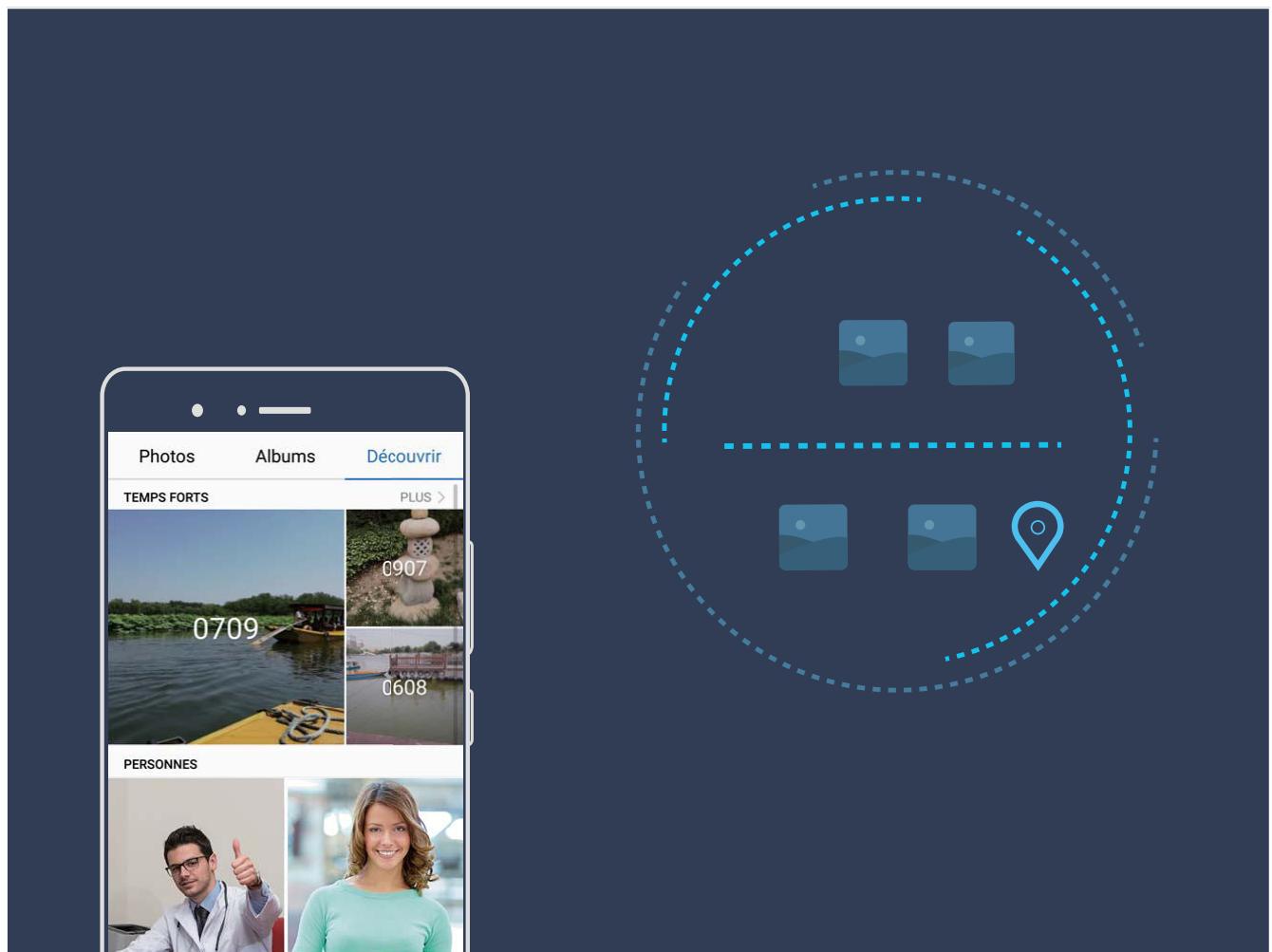 HONOR VIEW 10 BLEU - Temps forts : transformer des photos en une vidéo personnalisée - 1