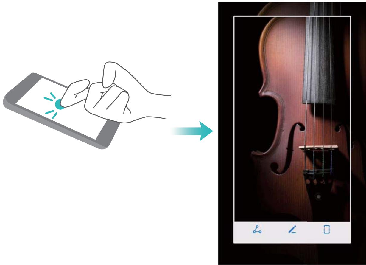 HONOR VIEW 10 BLEU - Faire une capture d'écran de l'intégralité de votre écran - 1