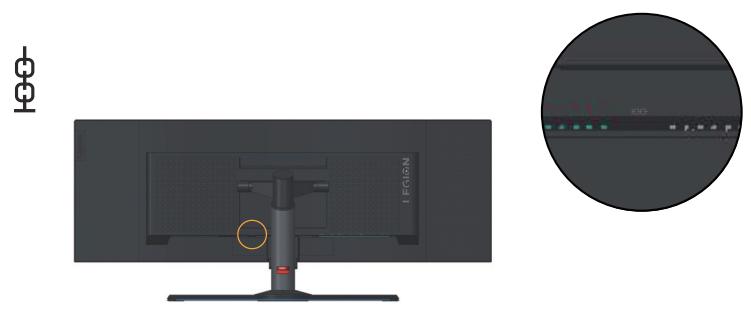 LENOVO Y44W-10 - Fente de câble de verrouillage - 1