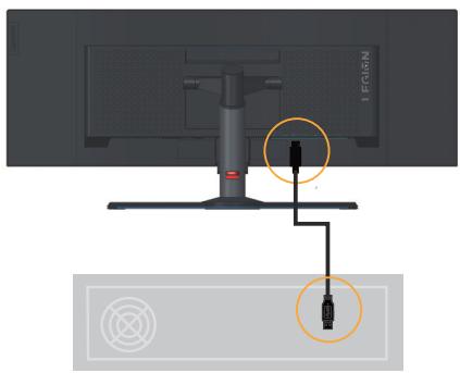 LENOVO Y44W-10 - Pour un ordinateur avec une connexion USB type-c - 3