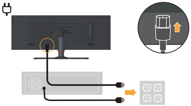 LENOVO Y44W-10 - Pour un ordinateur avec une connexion USB type-c - 11