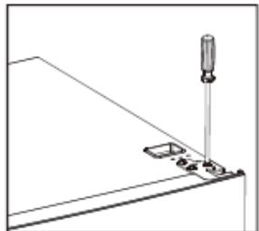 DARTY BFC9560NX - Inverser le sens d'ouverture des portes - 6