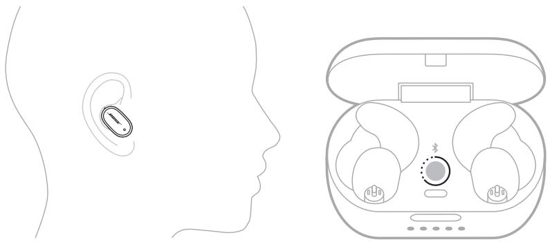 BOSE QC EARBUDS - EFFACEMENT DE LA LISTE DES PÉRIPHÉRIQUES DE L'OREILLETTE - 1