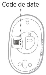 BOSE QC EARBUDS - AFFICHAGE DU CODE DE DATE DES OREILLETTES - 1