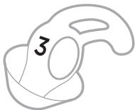 BOSE QC EARBUDS - UTILISATION D'UN EMBOUT D'UNE AUTRE TAILLE - 3