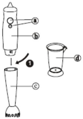 PROLINE BL2SC - Composants du mixeur - 1