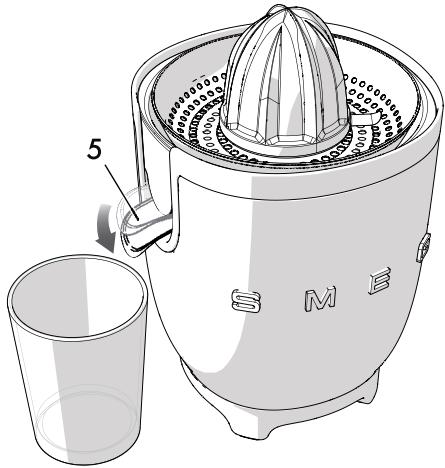 SMEG CiFO1DGEU - Mode d'emploi du presse-agrumes - 2
