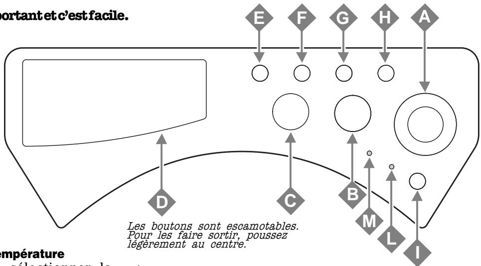 ARISTON LBE 8 X BLANC - Bouton programmes et département différé - 1