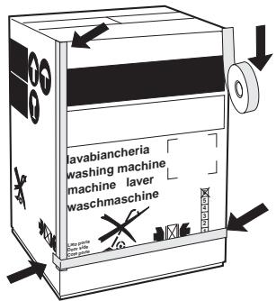 ARISTON LBE 8 X BLANC - Application du panneau d'habillage en bois sur la porte et montage du machine à laver à l'intérieur des éléments: - 5