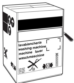 ARISTON LBE 8 X BLANC - Application du panneau d'habillage en bois sur la porte et montage du machine à laver à l'intérieur des éléments: - 1