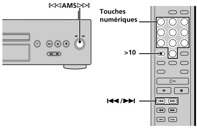 SONY SCD-XB790 - Localisation d'une plage spécifique - 1