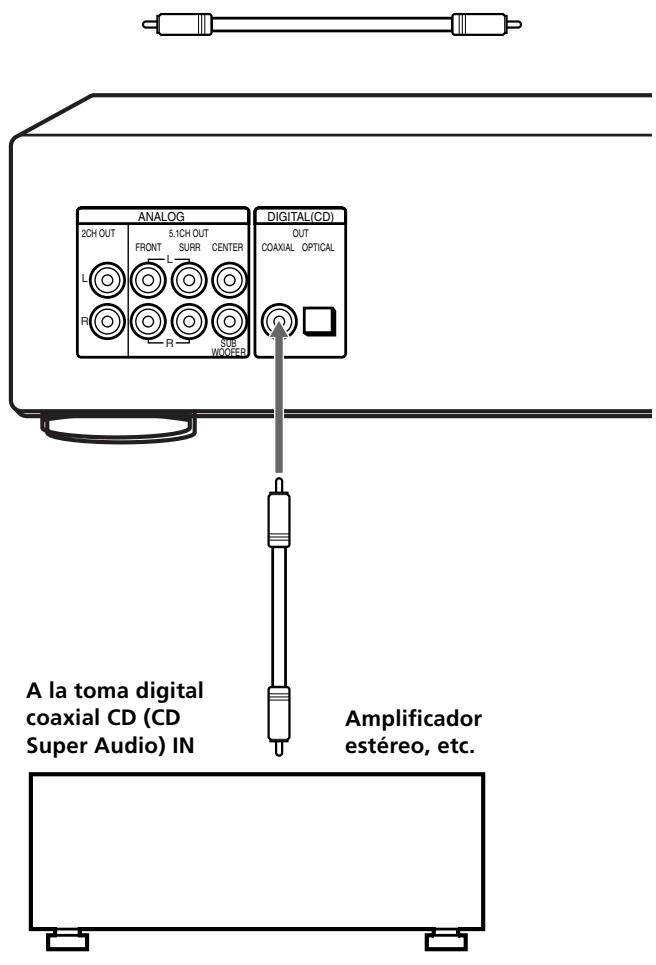 SONY SCD-XB790 - Conexión mediante el conector DIGITAL (CD) OUT COAXIAL - 1