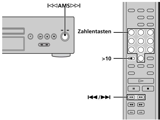 SONY SCD-XB790 - Ansteuern eines bestimmten Titels - 1