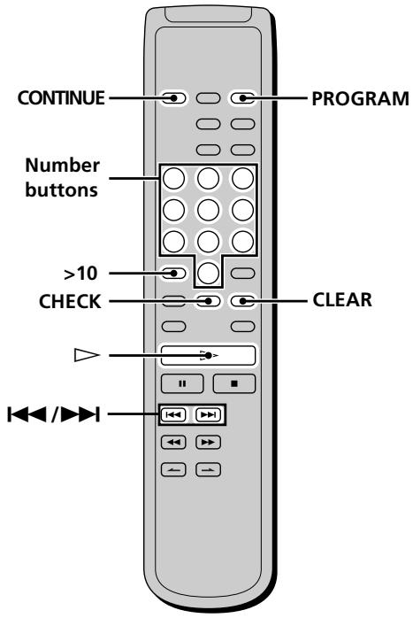 SONY SCD-XB790 - Creating Your Own Programme (Programme Play) - 1