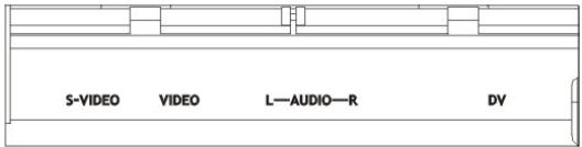 PACKARD BELL EASY DVD RECORDER - - Connecteurs du panneau avant - 1