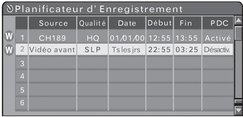 PACKARD BELL EASY DVD RECORDER - - Programmation des enregistements - 1