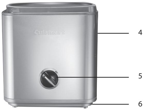CUISINART SORBETIEREP1119E - 2.DESCRIPTION DU PRODUIT. - 4
