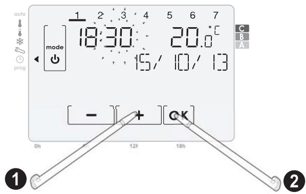 SOMFY 4241240wt - Réglage de l'heure - 2