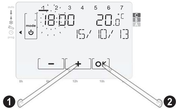 SOMFY 4241240wt - Réglage de l'heure - 1