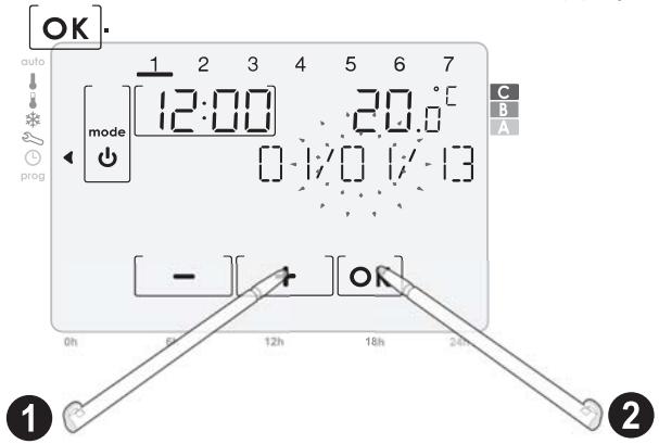 SOMFY 4241240wt - Réglage de la date - 3