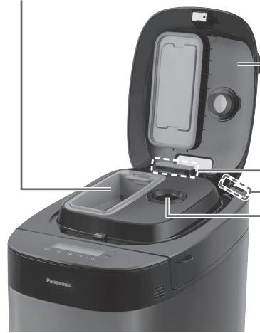 PANASONIC SD-ZX2522KXG - Couvercle du distributeur - 1
