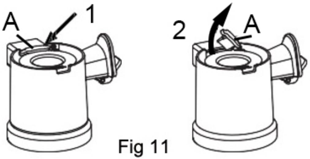 DARRYTECH CF-121 - S'il reste des résidus dans l'entrée du bec verseur de pulpe - 1