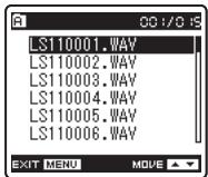OLYMPUS STUDIO LS-11 - Réorganisation des fichiers [Remplacer] - 5