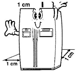 SAMSUNG SR-S2028LAS/DF - Prévoyez suffisamment de place pour installer l'appareil sur une surface plane. - 1