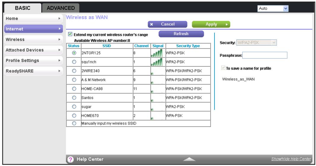 NETGEAR PR2000-100EUS - To view or change the Internet setup: - 1