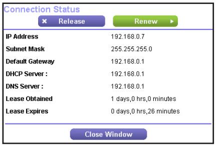 NETGEAR PR2000-100EUS - In the Internet Port pane, click the Connection Status button. - 1