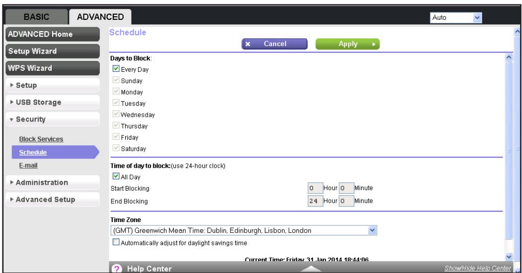 NETGEAR PR2000-100EUS - To schedule blocking: - 1