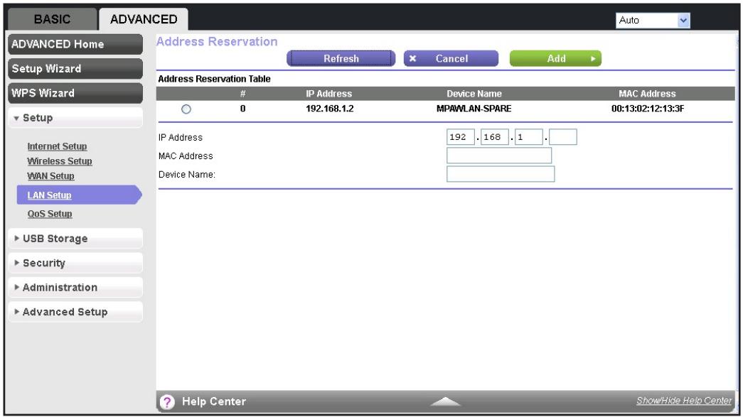NETGEAR PR2000-100EUS - To reserve an IP address: - 2