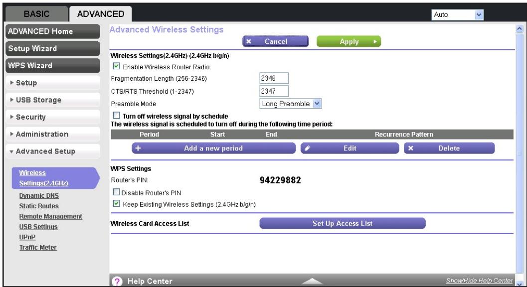 NETGEAR PR2000-100EUS - To turn the wireless radio on or off: - 1