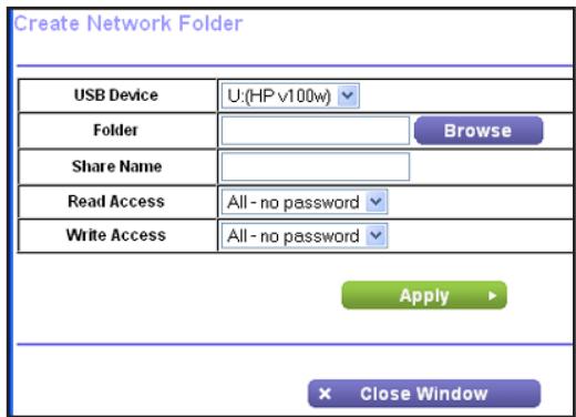 NETGEAR PR2000-100EUS - Click the Create Network Folder button. - 1
