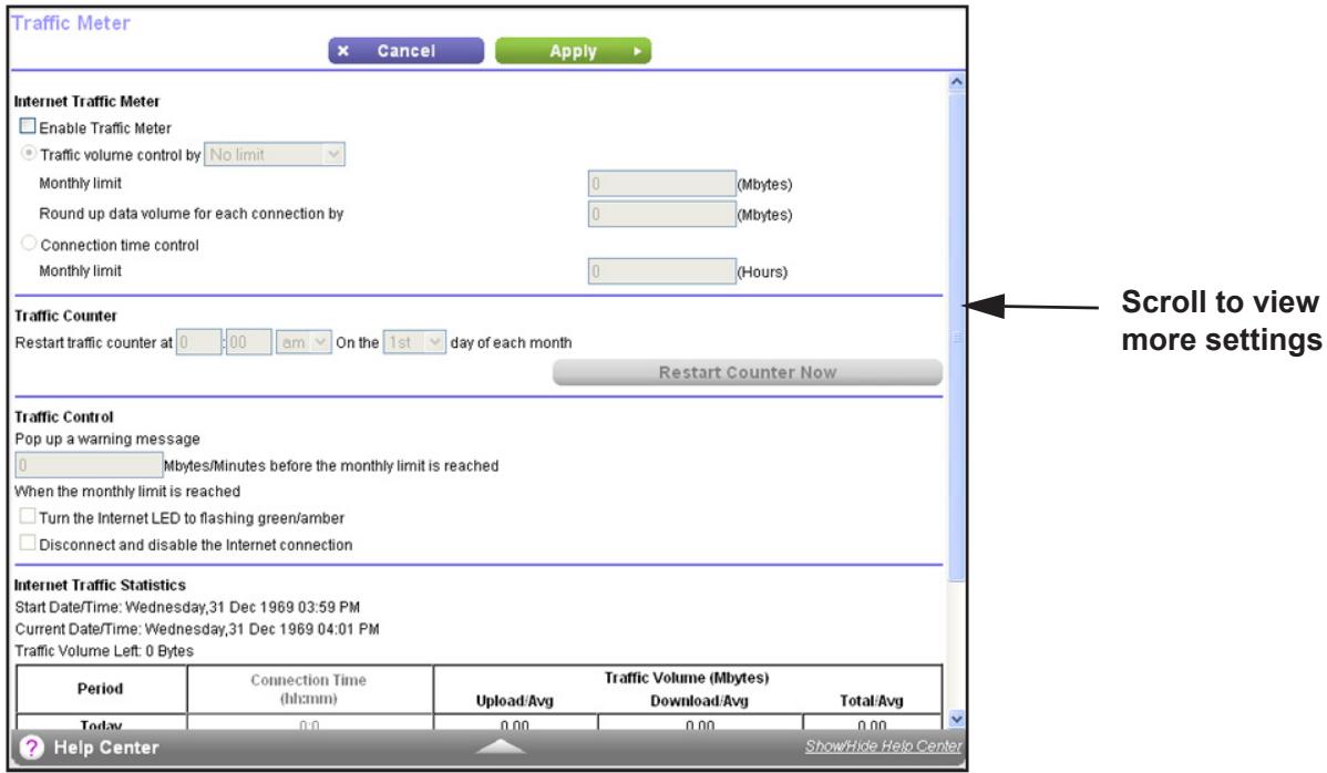 NETGEAR PR2000-100EUS - Click ADVANCED > Advanced Setup > Traffic Meter. - 1