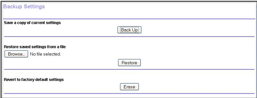 NETGEAR PR2000-100EUS - To restore configuration settings that you backed up: - 1