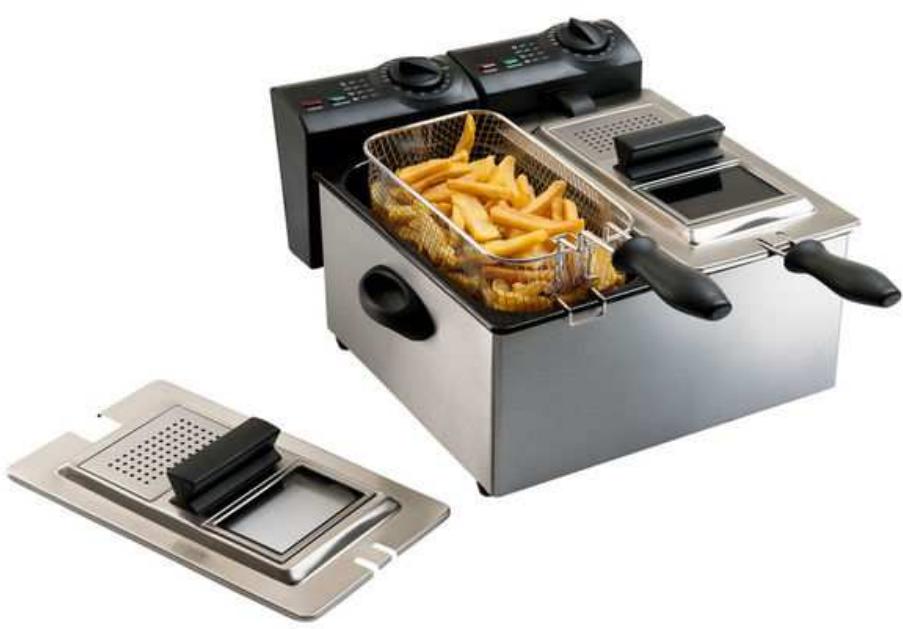 DOMOCLIP DOM287 - FRITEUSE DOUBLE - 1