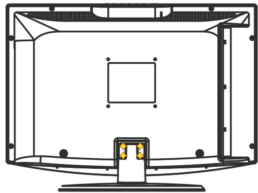 TOKAI LTL-2212U - FIXATION DU TV SUR LE SUPPORT - 2