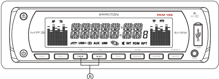 PEEKTON PKM135 - PARCOURIR LES FICHIERS MP3 - 1