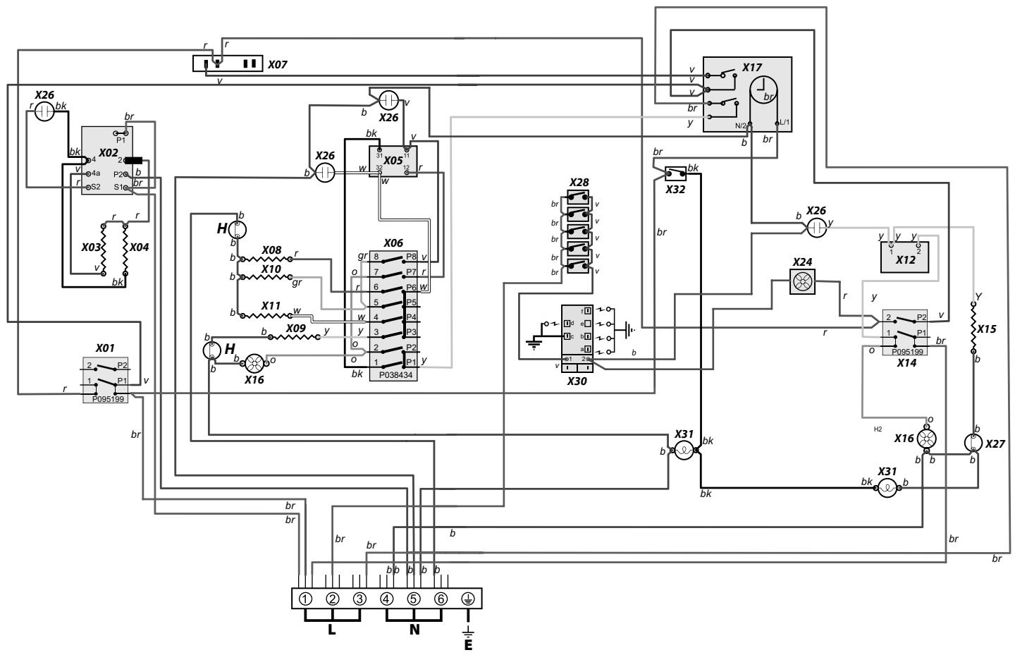 FALCON CDL100DFWH/C-EU - Schémas de Câblage - 1