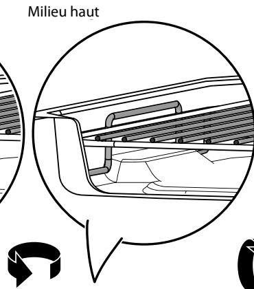FALCON CDL100DFWH/C-EU - Utilisation de la grille coulissant - 7