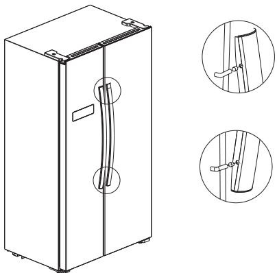 WINIA WFRN-H550D2X - Enlever les poignées - 1