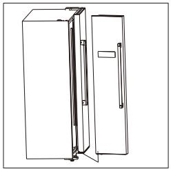 WINIA WFRN-H550D2X - Enlever les portes - 4