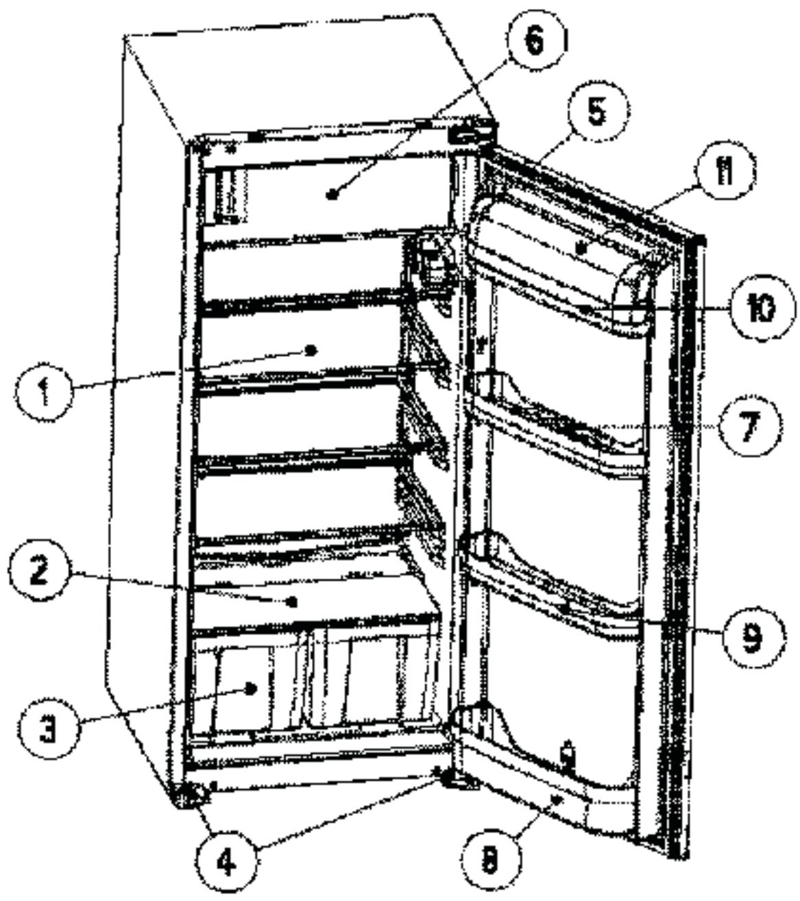 BRANDT BIL1202 - PARTIE 6. LES PARTIES DE L'APPAREIL ET LES COMPARTIMENTS - 2