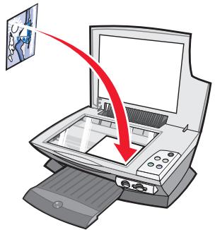 LEXMARK RK3100 - Chargement d'un document sur la vitre du scanner - 2