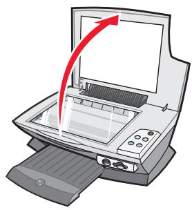 LEXMARK RK3100 - Chargement d'un document sur la vitre du scanner - 1