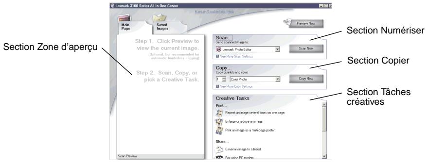 LEXMARK RK3100 - Utilisation du Centre Tout en un Lexmark - 1
