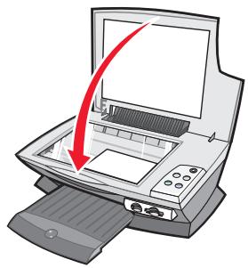 LEXMARK RK3100 - Chargement d'un document sur la vitre du scanner - 3